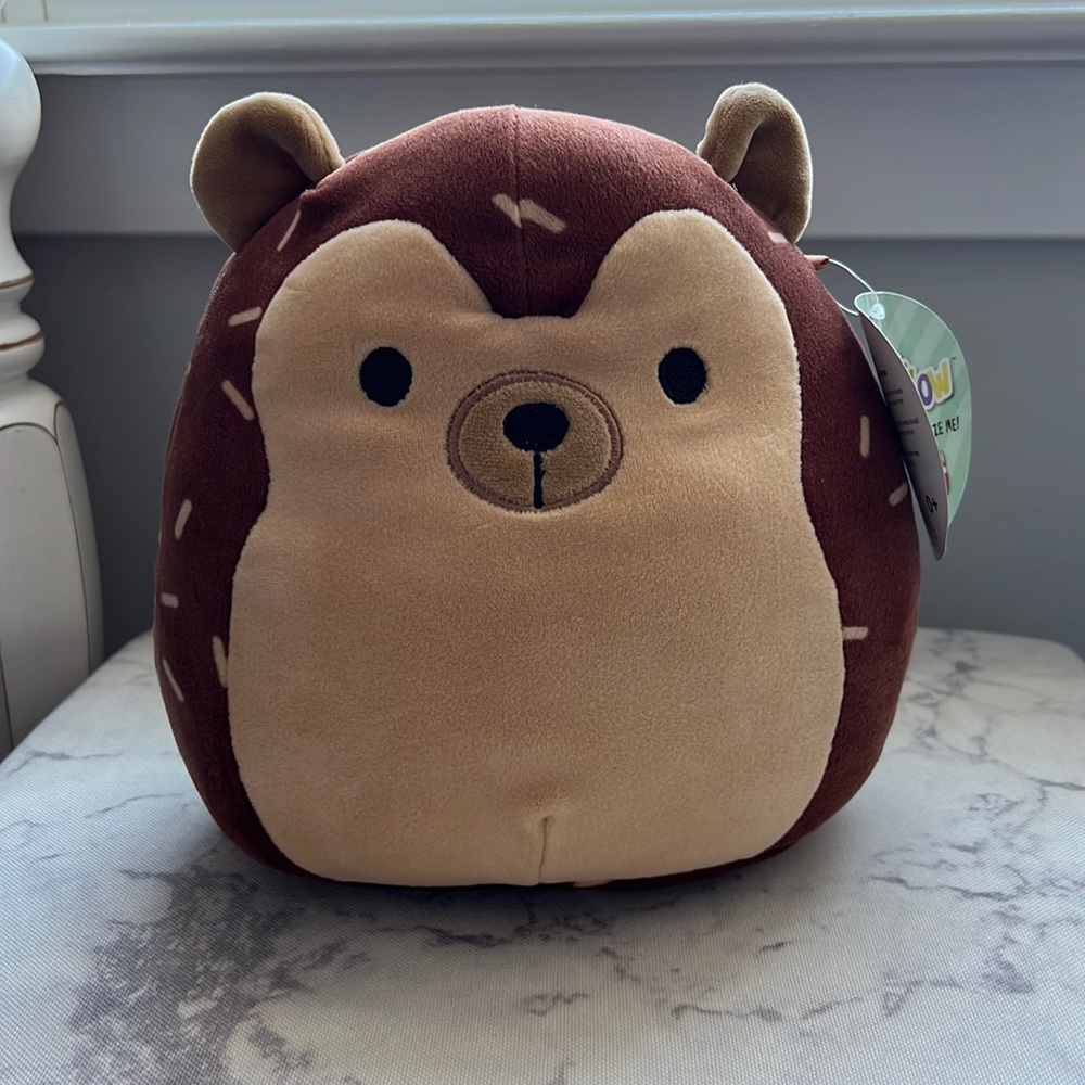 NWT 8in Hedgehog “Hans” Squishmallow NEW with tags
